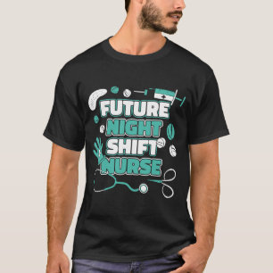 Camiseta Enfermagem Futura Enfermeira de Cuidados Hospitala