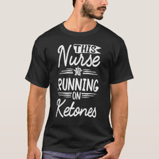 Camiseta Enfermagem Keto Saudável Estilo de Vida Vegetarian