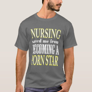 Camiseta Enfermagem Noturna Salvou-Me De Me Tornar CNA NPN
