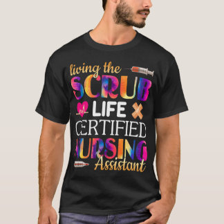 Camiseta Enfermagem Vivendo A Vida Scrubs Certified Enferma