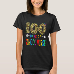 Camiseta Enfermeira 100 Dias De Escola Professor Aluno 100º