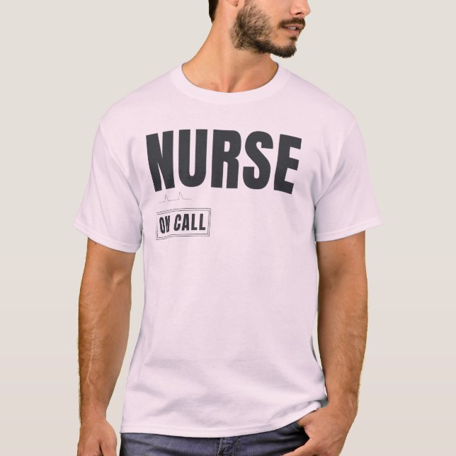 Camiseta Enfermeira à Chamada | Design Moderno de Enfermage (Frente)