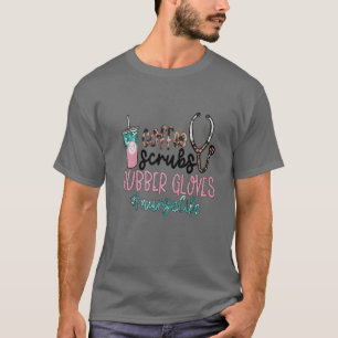 Camiseta Enfermeira Adorando Estudante RN Life Obrigado Pre