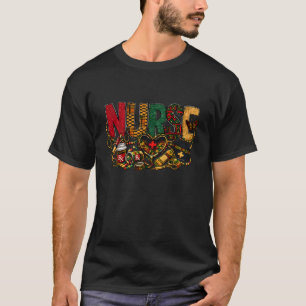 Camiseta Enfermeira Afro-Americana Mês da História Negra e