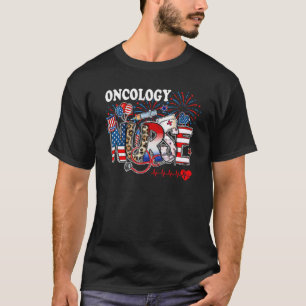 Camiseta Enfermeira Americana de Oncologia 4 de julho Enfer