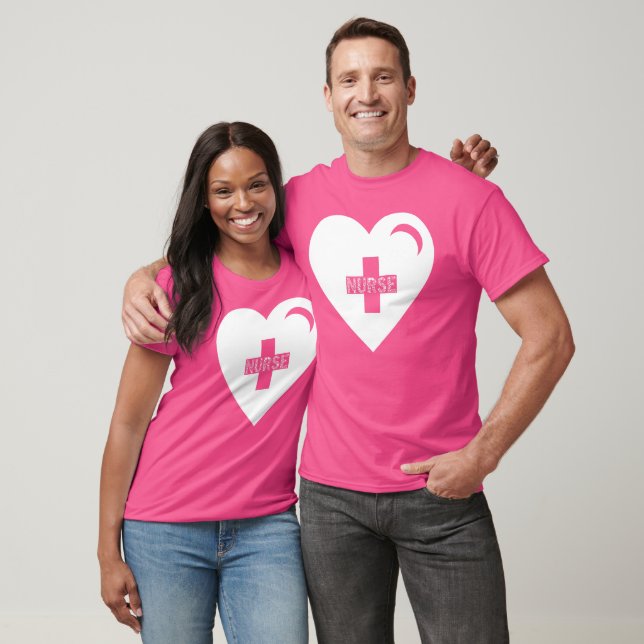 Camiseta Enfermeira Amor Arte (Unissex)