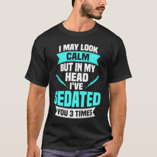 Camiseta Enfermeira anestesista CRNA e Anestesiologia