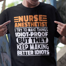 Camiseta Enfermeira Anestesista Eu Tento Fazer As Coisas En