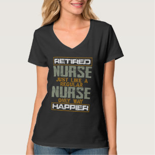 Camiseta Enfermeira Aposentada Humor Como Enfermeira Regula