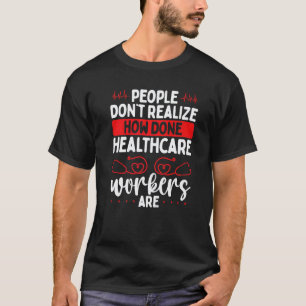 Camiseta Enfermeira Apreciação Trabalhadora de Saúde Enferm