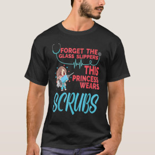 Camiseta Enfermeira Arte Para Mulheres Meninas Rn Semana Cu