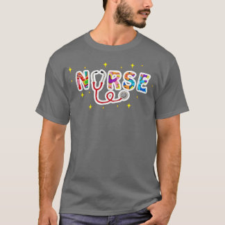 Camiseta Enfermeira Awsome Stethoscope Natal 2022 Presente