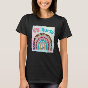 Camiseta Enfermeira Bela Enfermeira Arco-Íris Obstetrícia O