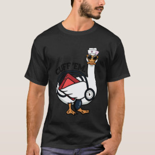 Camiseta Enfermeira Boba Ganso Algema Eles Engraçado ER UTI
