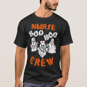 Camiseta Enfermeira Boo Scrub Engraçado Fantasias de Hallow