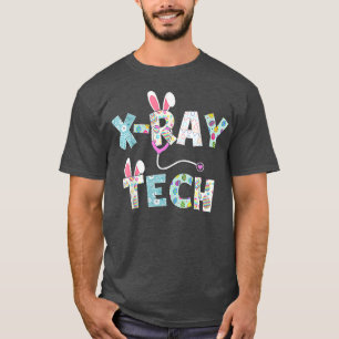 Camiseta Enfermeira Bunny Ears Happy E, Páscoa Bela X Ray T