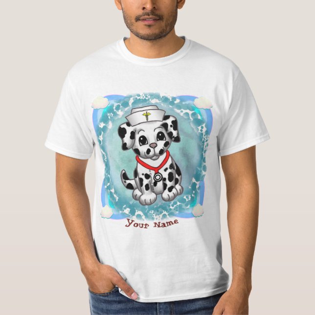 Camiseta Enfermeira Cachorrinho (Frente)