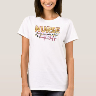 Camiseta Enfermeira - Camisa-T básica feminina