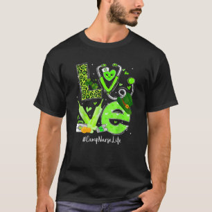 Camiseta Enfermeira Camp Enfermeira Vida Ama Estetoscópio