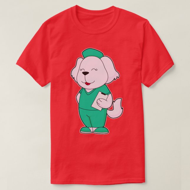 Camiseta Enfermeira Canina (Frente do Design)