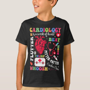 Camiseta Enfermeira Cardíaca Cardiologia É Trabalho De Vale