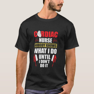 Camiseta Enfermeira Cardíaca Conhece Cardiologia Enfermagem