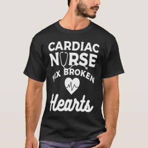 Camiseta Enfermeira Cardíaca Corrige Corações Quebrados Car