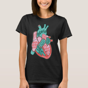 Camiseta Enfermeira Cardíaca Cvicu Enfermeira Cardíaca Anat