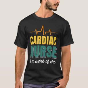 Camiseta Enfermeira cardíaca é uma obra de Arte