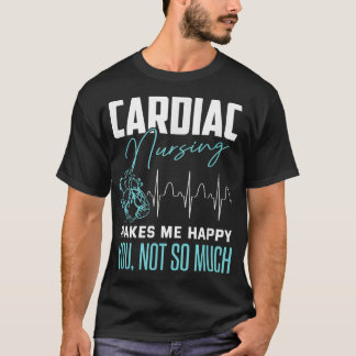 Camiseta Enfermeira Cardíaca Enfermeira Sarcástica Enfermei