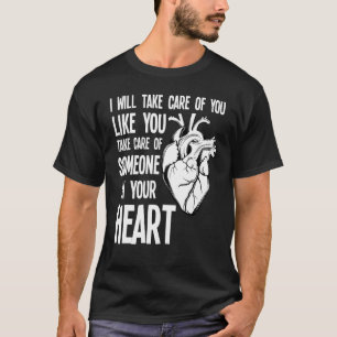 Camiseta Enfermeira Cardíaca Engraçada Cita Doença Cardíaca