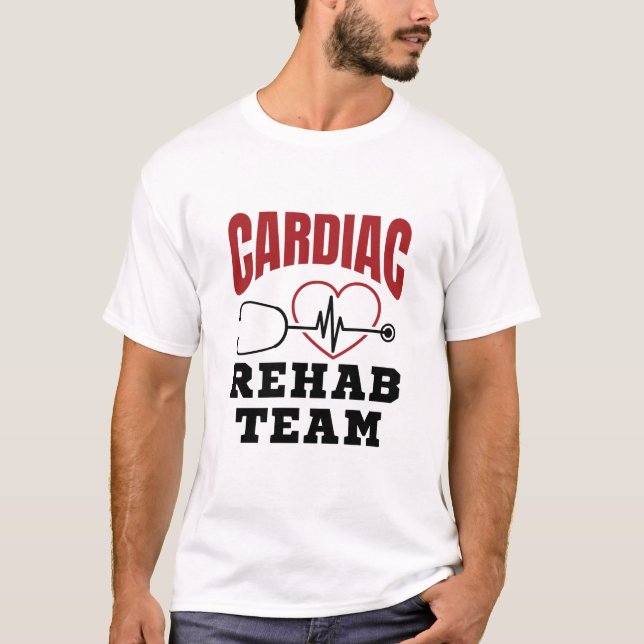 Camiseta Enfermeira Cardiologista da Equipe de Reabilitação (Frente)