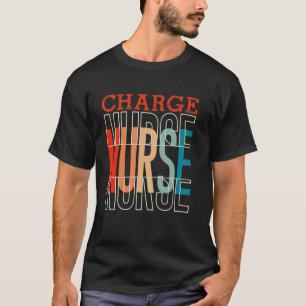 Camiseta Enfermeira Chefe Gráfico Engraçado Vintage para En