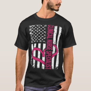 Camiseta Enfermeira Clínica Bandeira Especialista em Enferm