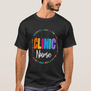 Camiseta Enfermeira Clínica Para Semana de Apreciação da En