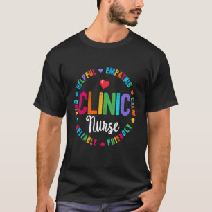 Camiseta Enfermeira Clínica Para Semana de Apreciação da En