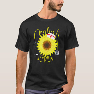 Camiseta Enfermeira Cma Life Sunflower