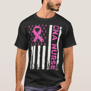 Camiseta Enfermeira CNA Bandeira Americana Conscientização