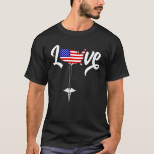 Camiseta Enfermeira Cna Para Mulheres Anjos Escola de Enfer