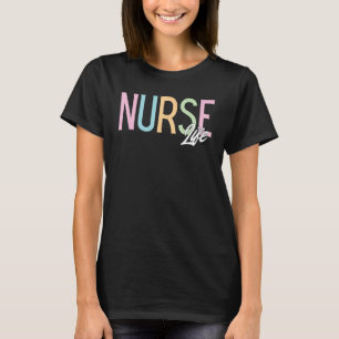 Camiseta Enfermeira Colorida Enfermeira Enfermeira Engraçad