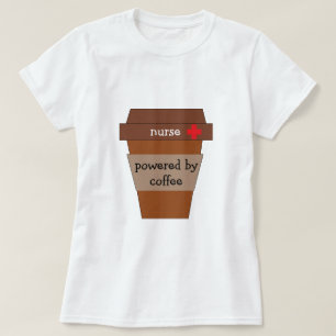 Camiseta Enfermeira Com Café
