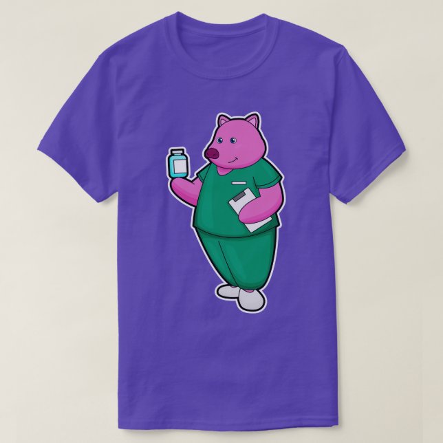 Camiseta Enfermeira com Medicina (Frente do Design)