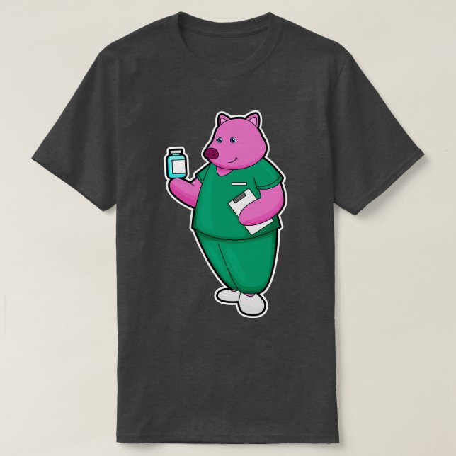 Camiseta Enfermeira com Medicina (Frente do Design)