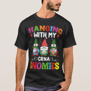 Camiseta Enfermeira CRNA Hospital Anestesia Pendurada com m