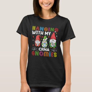 Camiseta Enfermeira CRNA Hospital Anestesia Pendurada com m