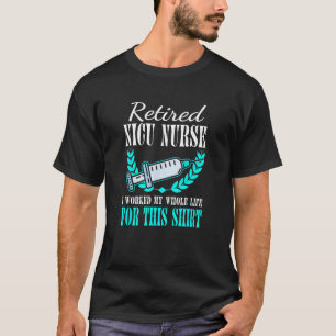 Camiseta Enfermeira Cuta Nicu Aposentação Neonatal Aposenta