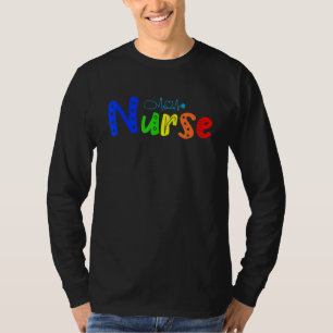 Camiseta Enfermeira Cuta Stethoscope Enfermeira Picu Colori