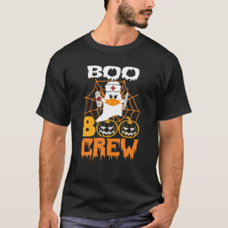 Camiseta Enfermeira da Boo Enfermeira Ghost Cute Mask Hallo