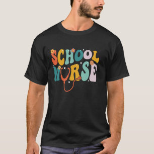 Camiseta Enfermeira da escola descolada apreciação graduaçã