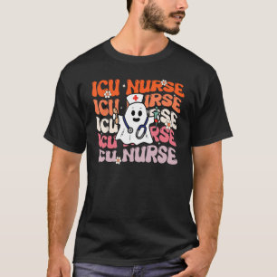 Camiseta Enfermeira da ICU Enfermeiro Groovy Dia de as Brux